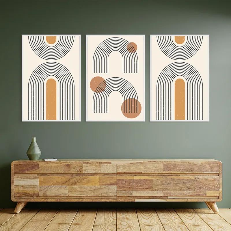 többrészes vászonkép Arch Poster Set mockup 2