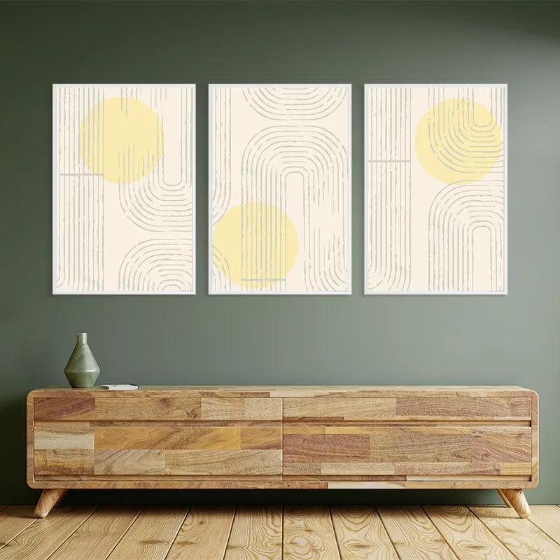 többrészes vászonkép Boho Home Decor mockup 2