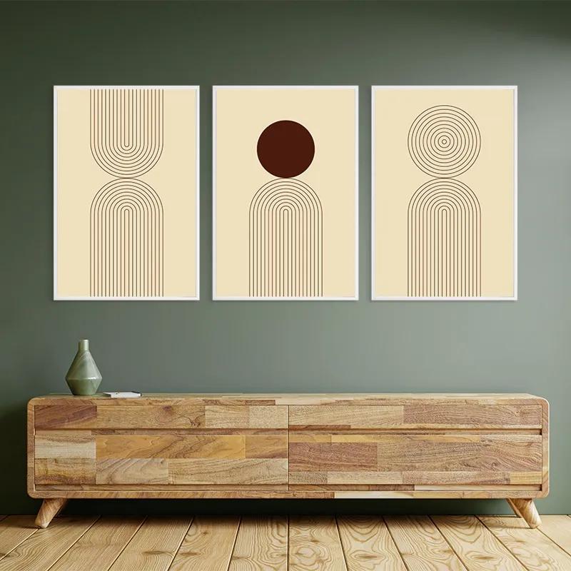 többrészes vászonkép Cream Set mockup 2