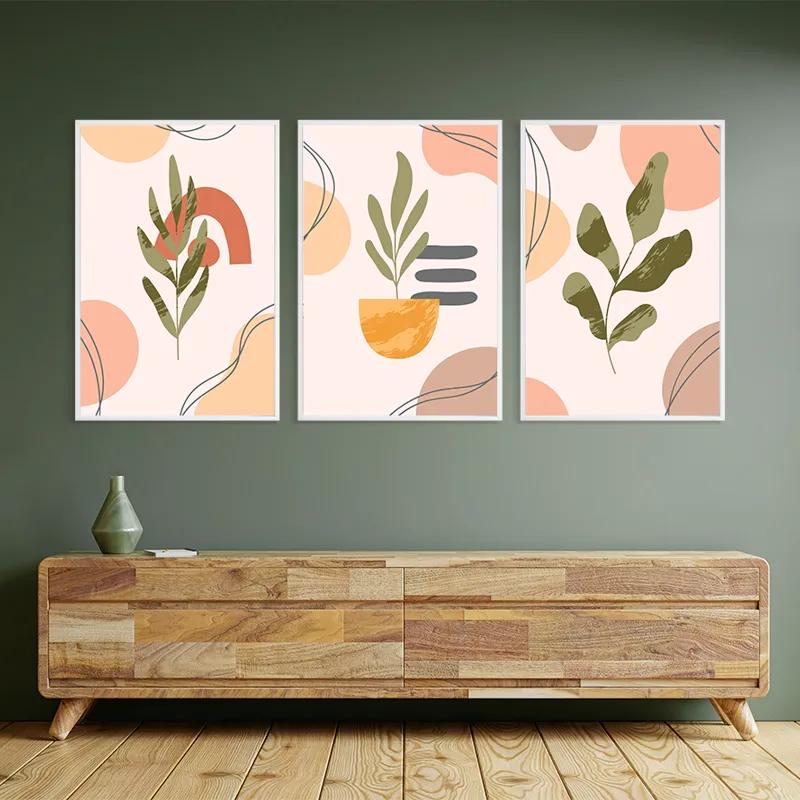 többrészes vászonkép Cute Leaf mockup 2