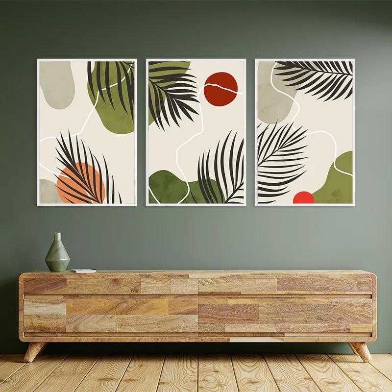 többrészes vászonkép Jungle Leaf mockup 2