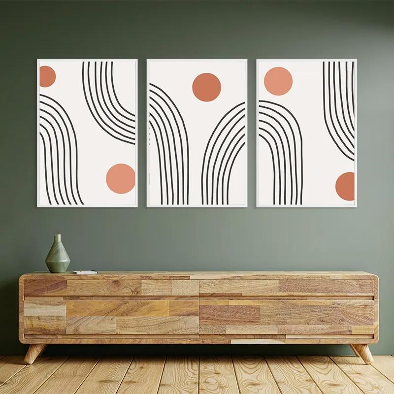 többrészes vászonkép Moonnd Lines mockup 2