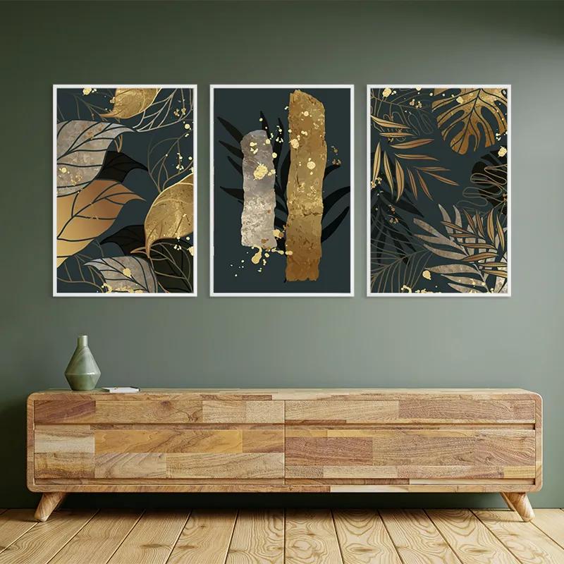 többrészes vászonkép Tropical Leaves mockup 2