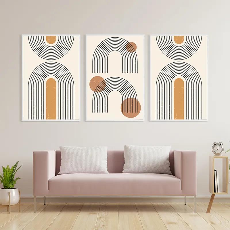 többrészes vászonkép Arch Poster Set mockup 3