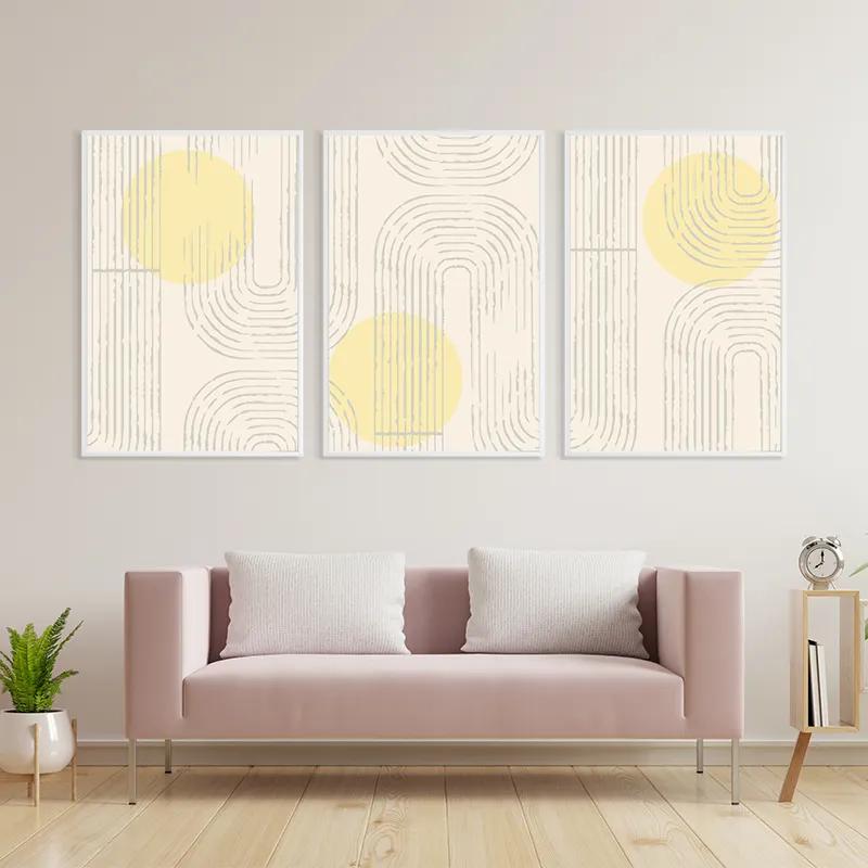 többrészes vászonkép Boho Home Decor mockup 3