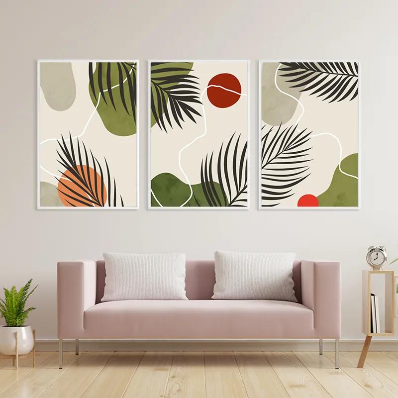 többrészes vászonkép Jungle Leaf mockup 3