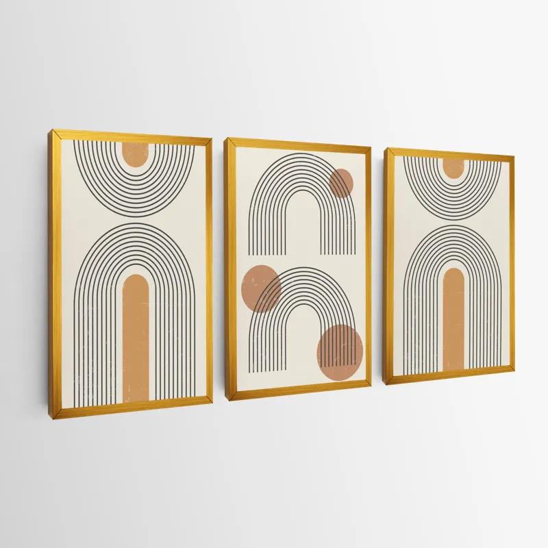 többrészes vászonkép Arch Poster Set mockup 0