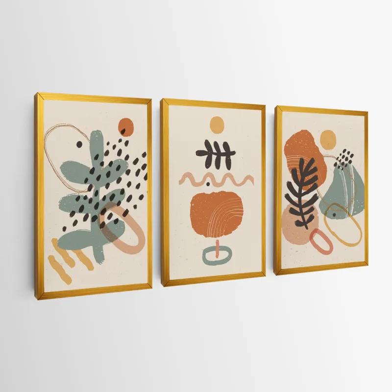 többrészes vászonkép Cream Orangert mockup 0