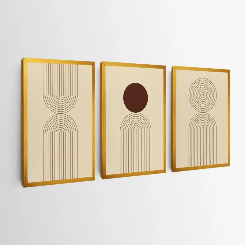 többrészes vászonkép Cream Set mockup 0