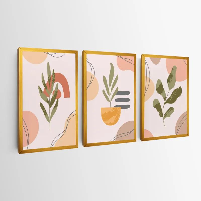 többrészes vászonkép Cute Leaf mockup 0