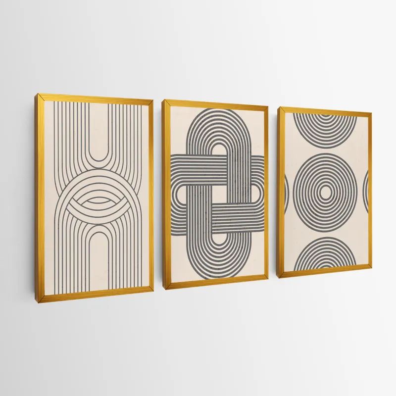 Geometric Cream Design mockup 0