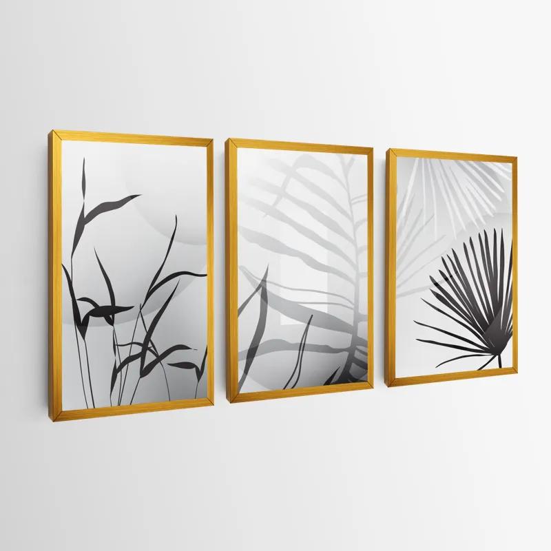 többrészes vászonkép Leaf Shadow mockup 0