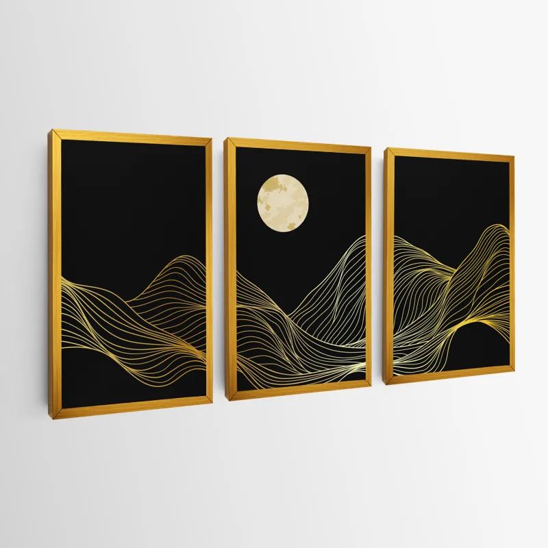 Moon Gold Waves mockup 0