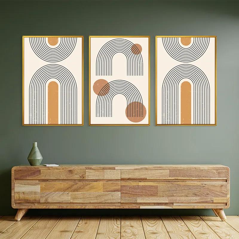 többrészes vászonkép Arch Poster Set mockup 2