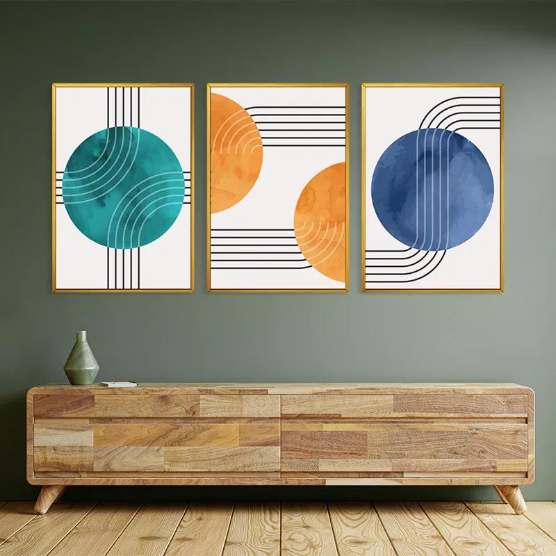 többrészes vászonkép Colorful Circle mockup 2