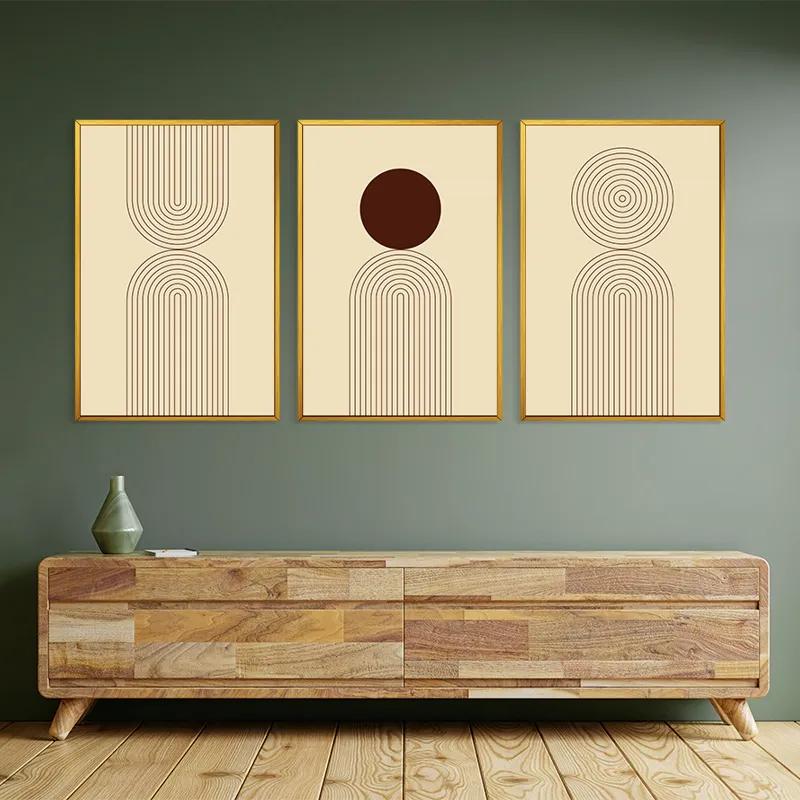 többrészes vászonkép Cream Set mockup 2