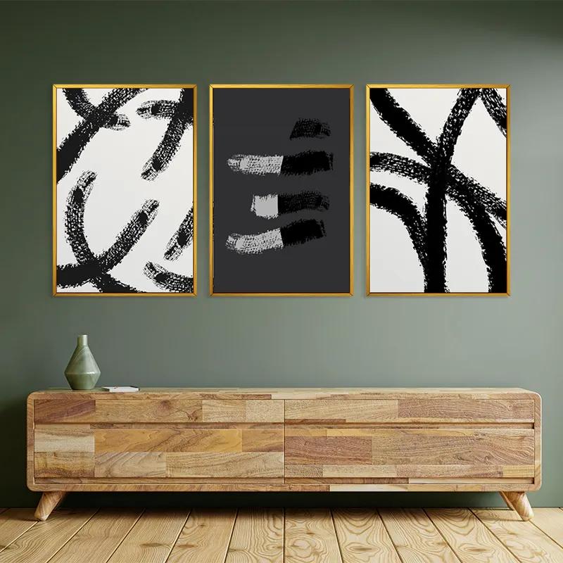 többrészes vászonkép Grey Shades mockup 2