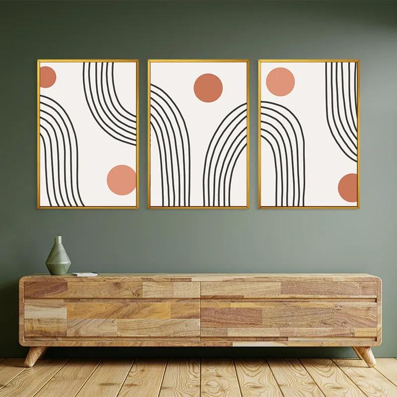 többrészes vászonkép Moonnd Lines mockup 2