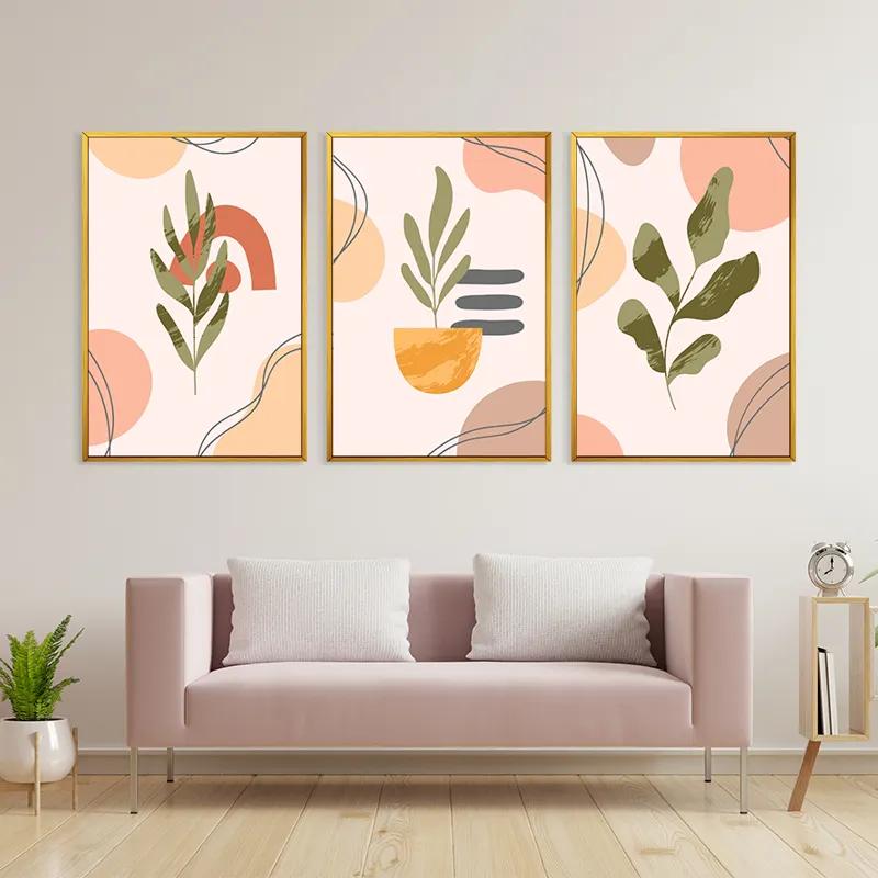 többrészes vászonkép Cute Leaf mockup 3