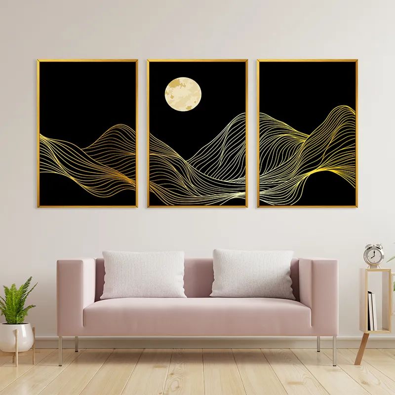 Moon Gold Waves mockup 3