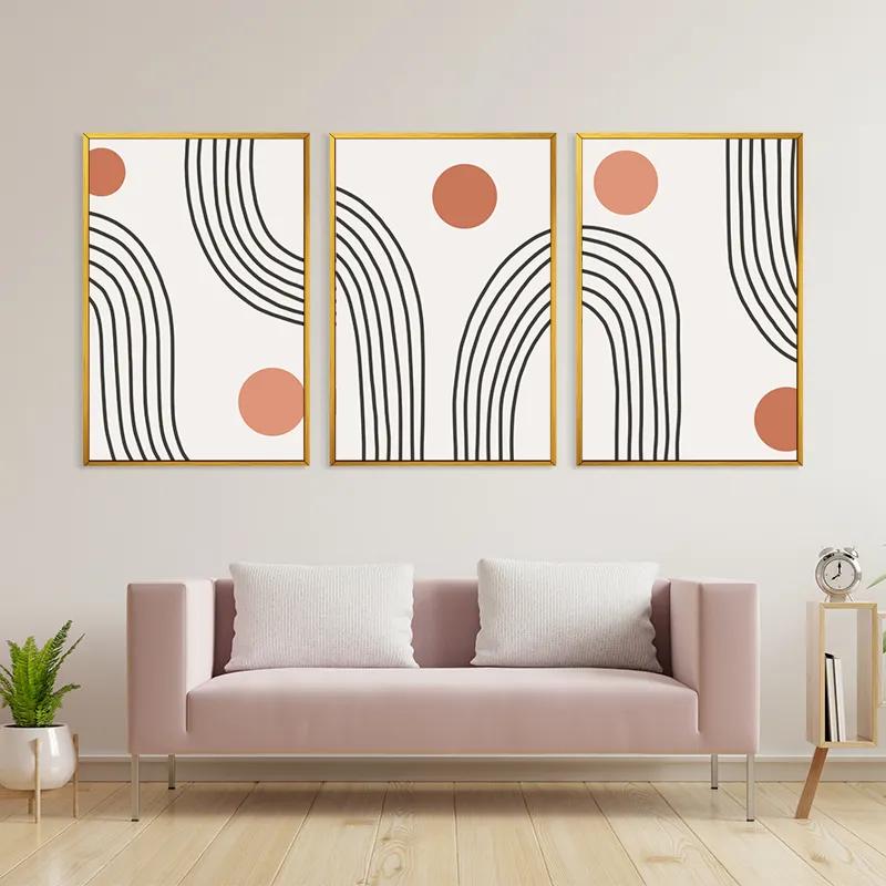 többrészes vászonkép Moonnd Lines mockup 3