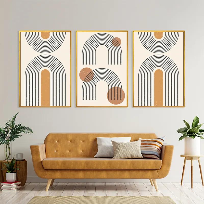 többrészes vászonkép Arch Poster Set mockup 4