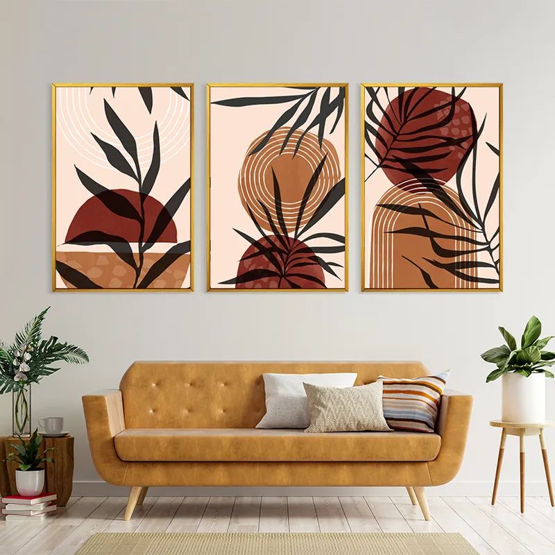 Grey Leaf Orange mockup 4