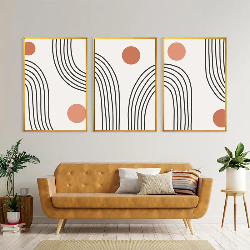 többrészes vászonkép Moonnd Lines mockup 4