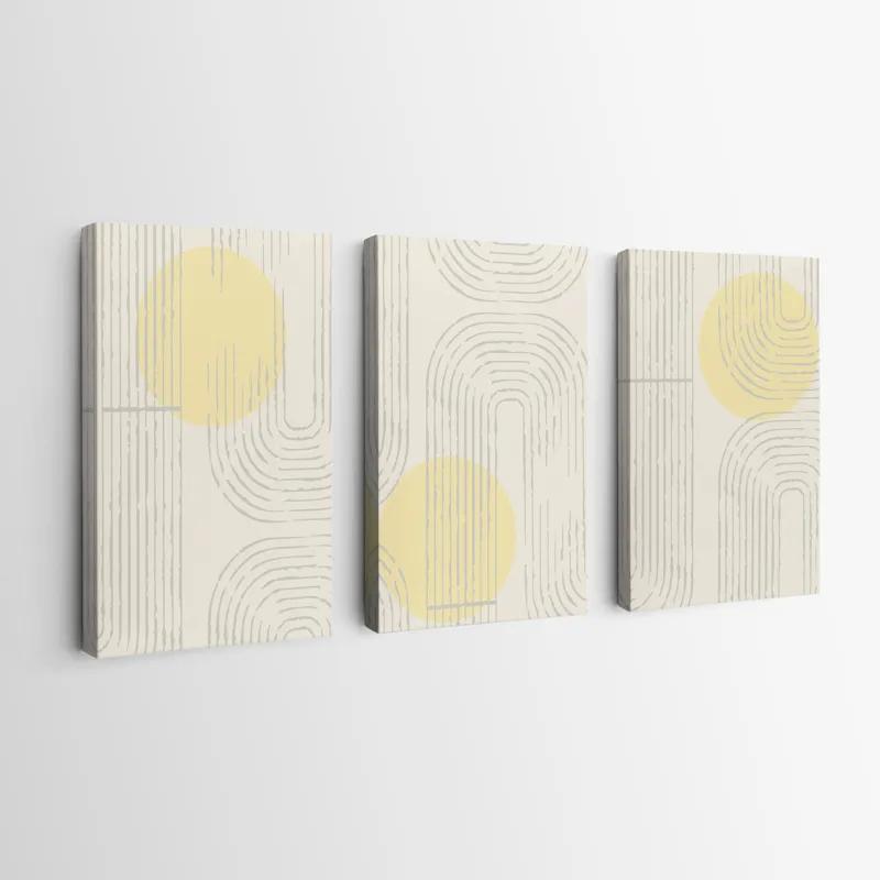 többrészes vászonkép Boho Home Decor mockup 0