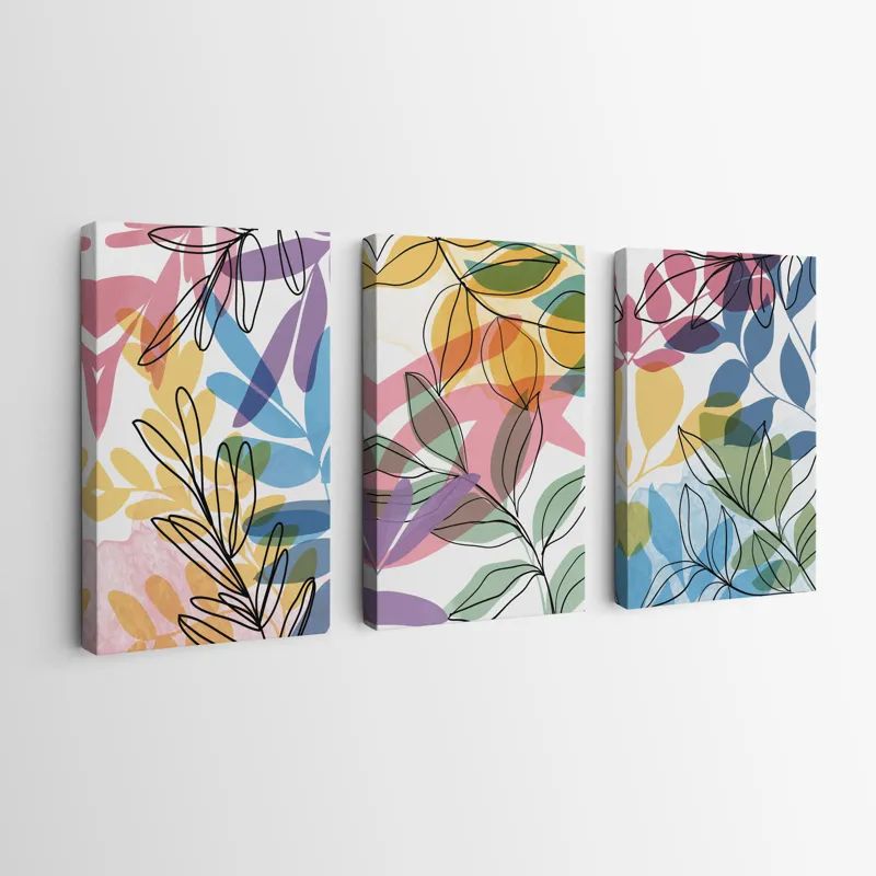 Colorful Leafs mockup 0