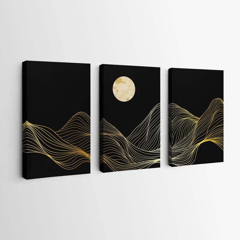 Moon Gold Waves mockup 0