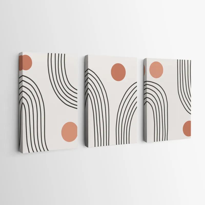 többrészes vászonkép Moonnd Lines mockup 0