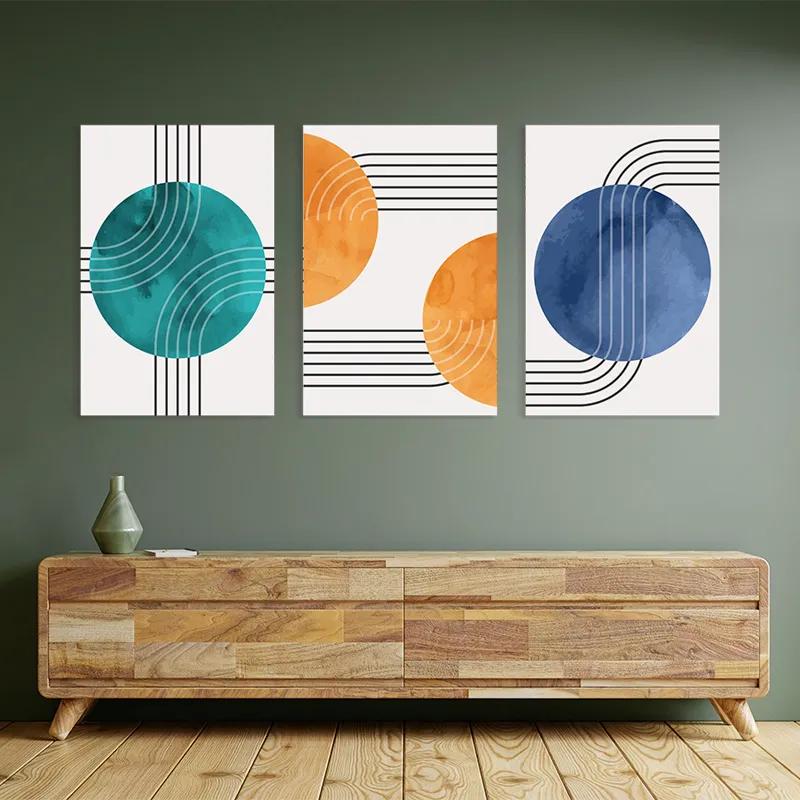 többrészes vászonkép Colorful Circle mockup 2