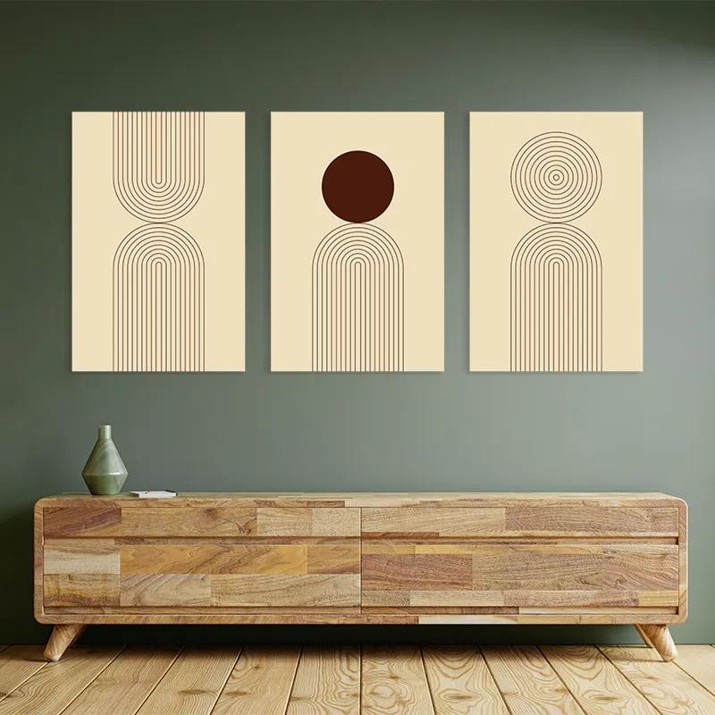 többrészes vászonkép Cream Set mockup 2