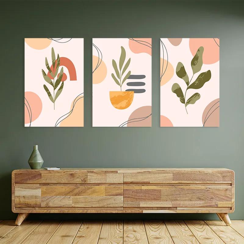 többrészes vászonkép Cute Leaf mockup 2