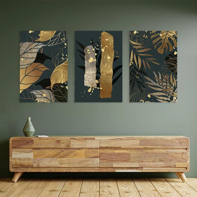 többrészes vászonkép Tropical Leaves mockup 2