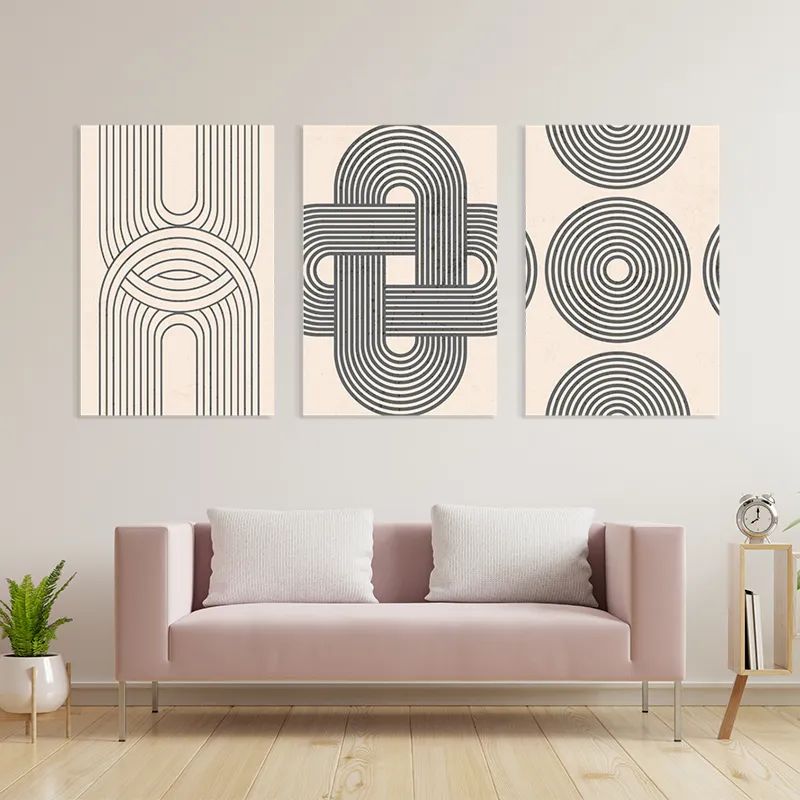 Geometric Cream Design mockup 3