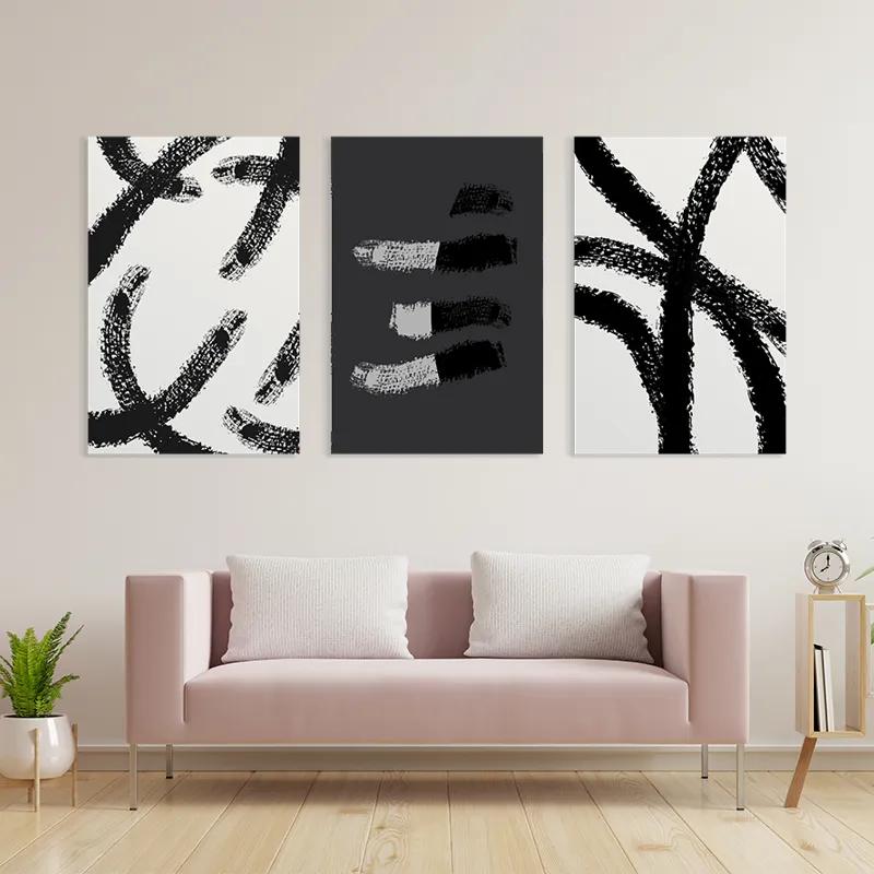 többrészes vászonkép Grey Shades mockup 3