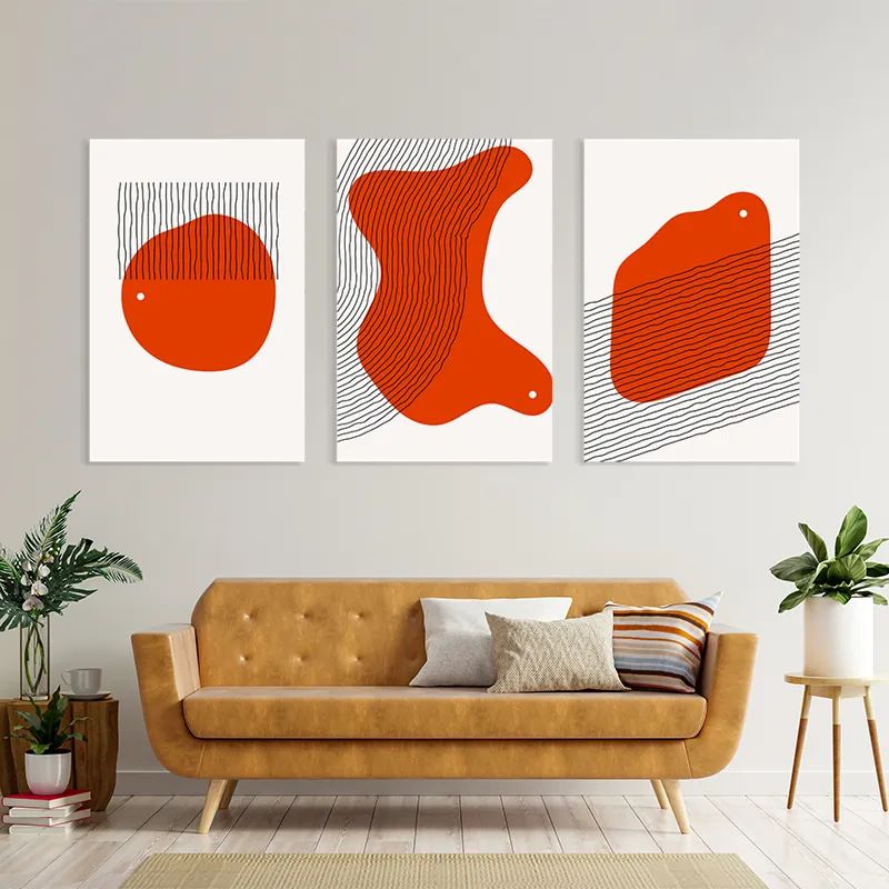 Orange Circle mockup 4