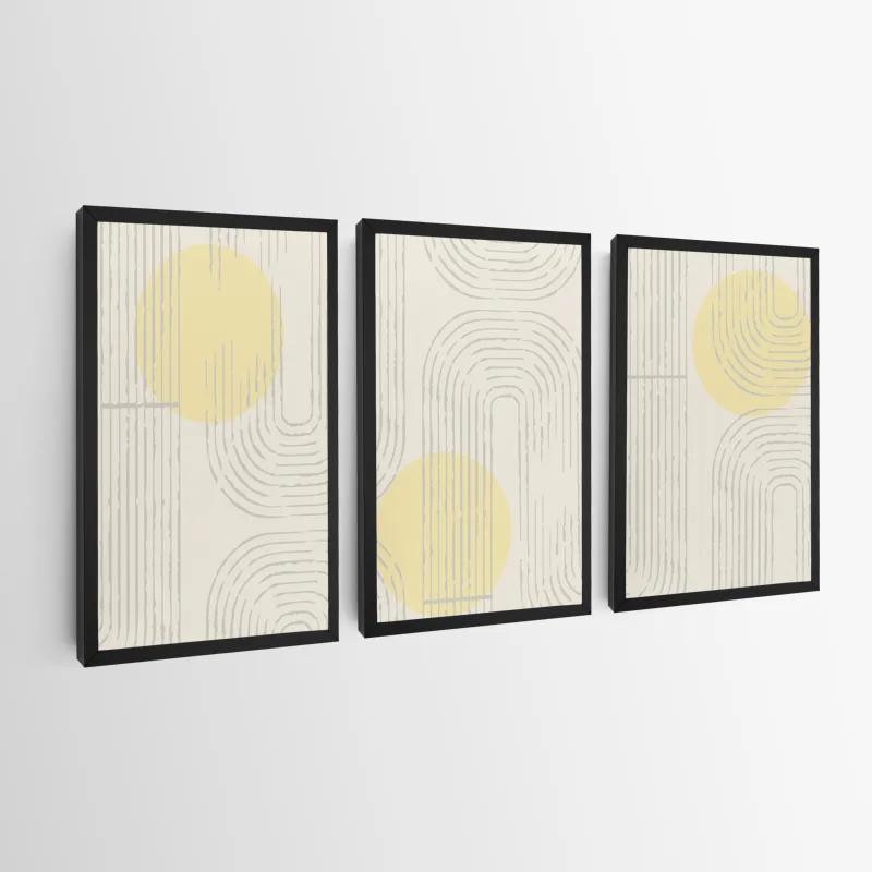 többrészes vászonkép Boho Home Decor mockup 0