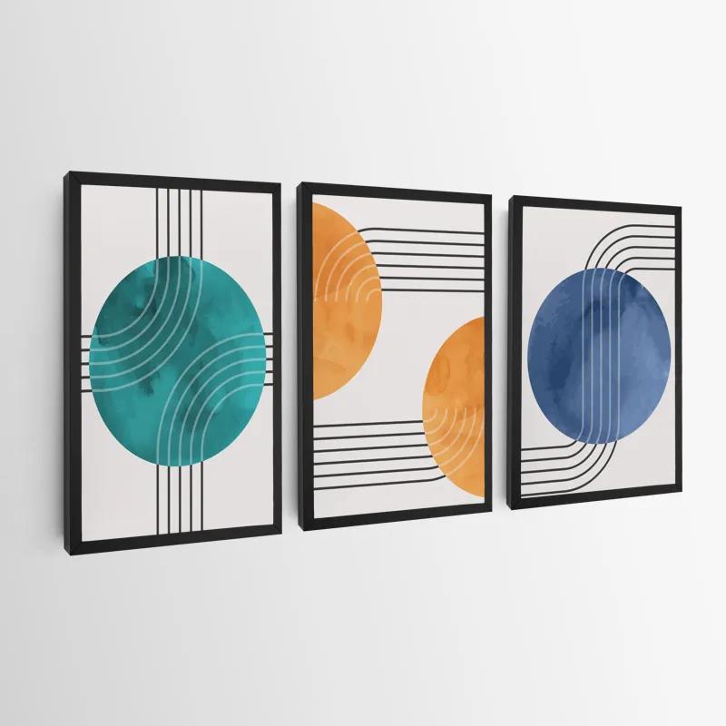 többrészes vászonkép Colorful Circle mockup 0