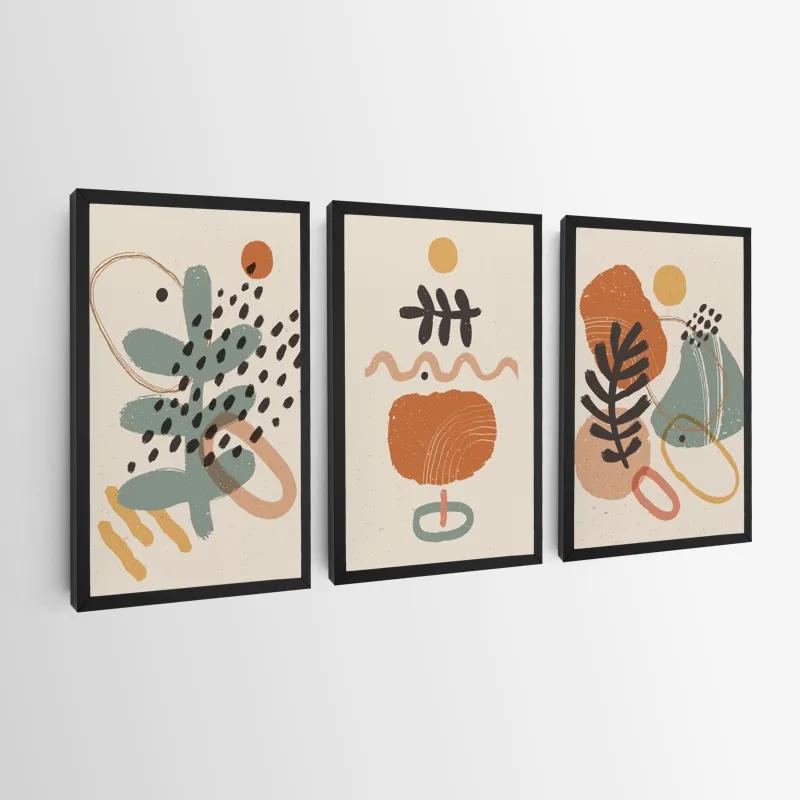 többrészes vászonkép Cream Orangert mockup 0