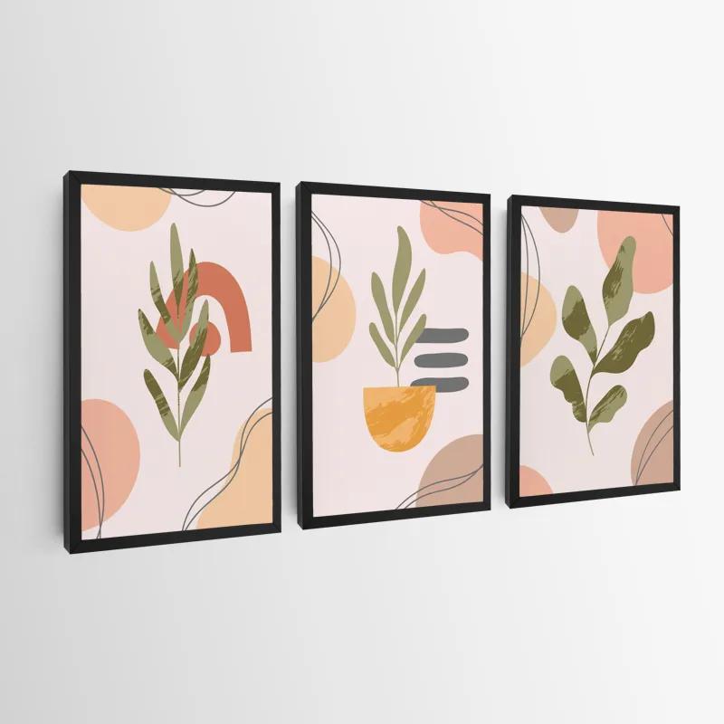 többrészes vászonkép Cute Leaf mockup 0