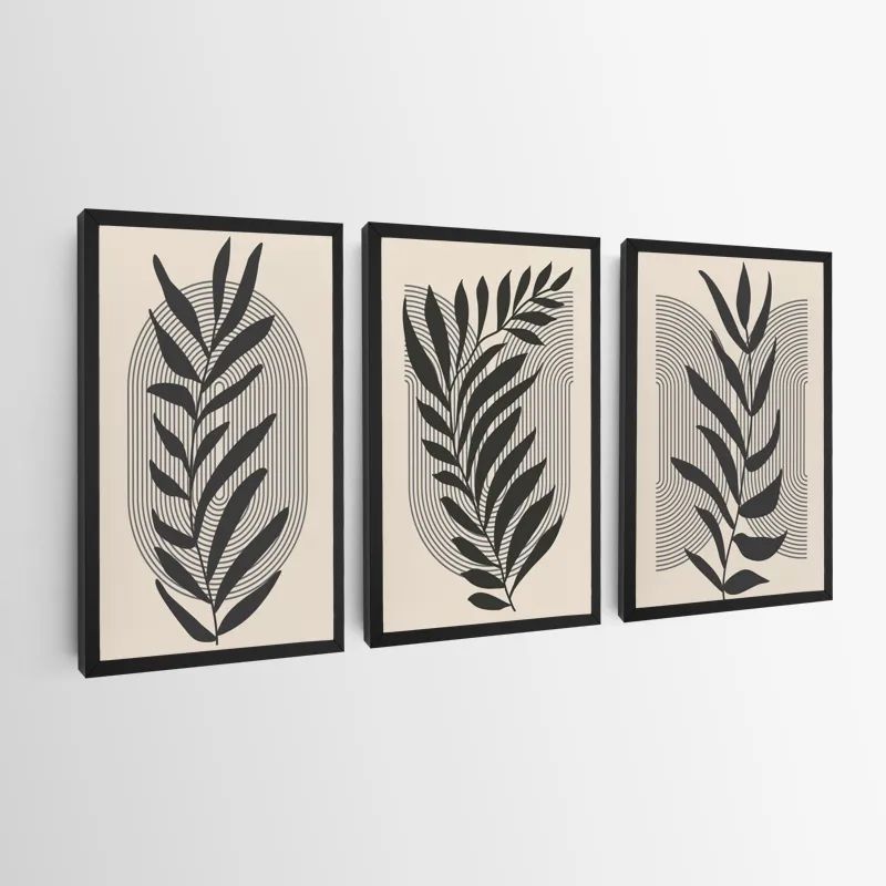 Dark Grey Leaf mockup 0