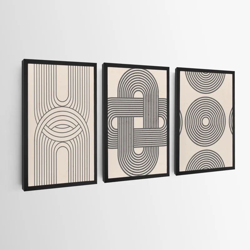 Geometric Cream Design mockup 0