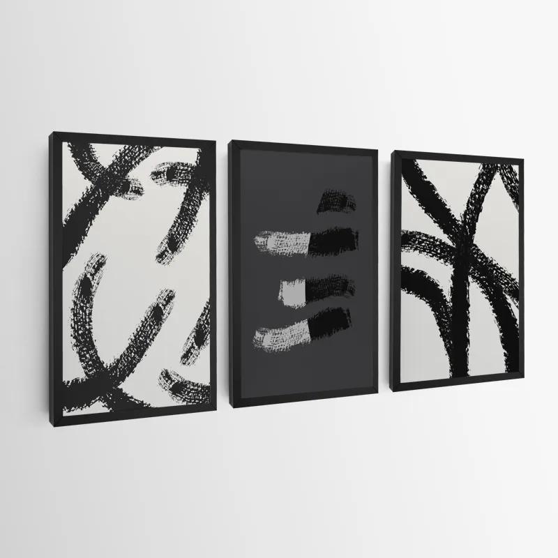 többrészes vászonkép Grey Shades mockup 0