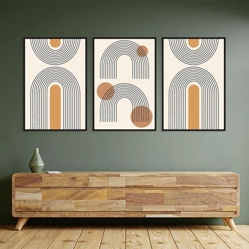 többrészes vászonkép Arch Poster Set mockup 2