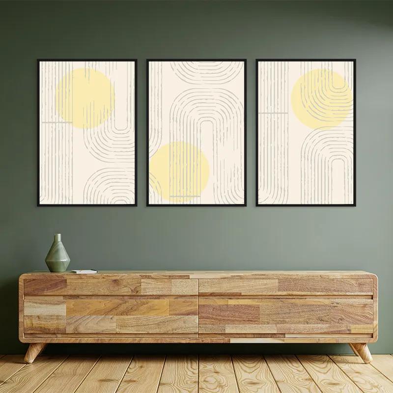 többrészes vászonkép Boho Home Decor mockup 2