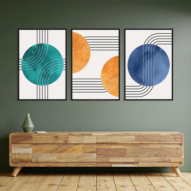 többrészes vászonkép Colorful Circle mockup 2