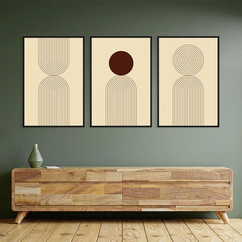 többrészes vászonkép Cream Set mockup 2